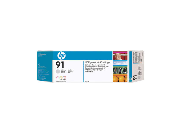 HP nr. 91 Vivera blekk lys grå 775ml 